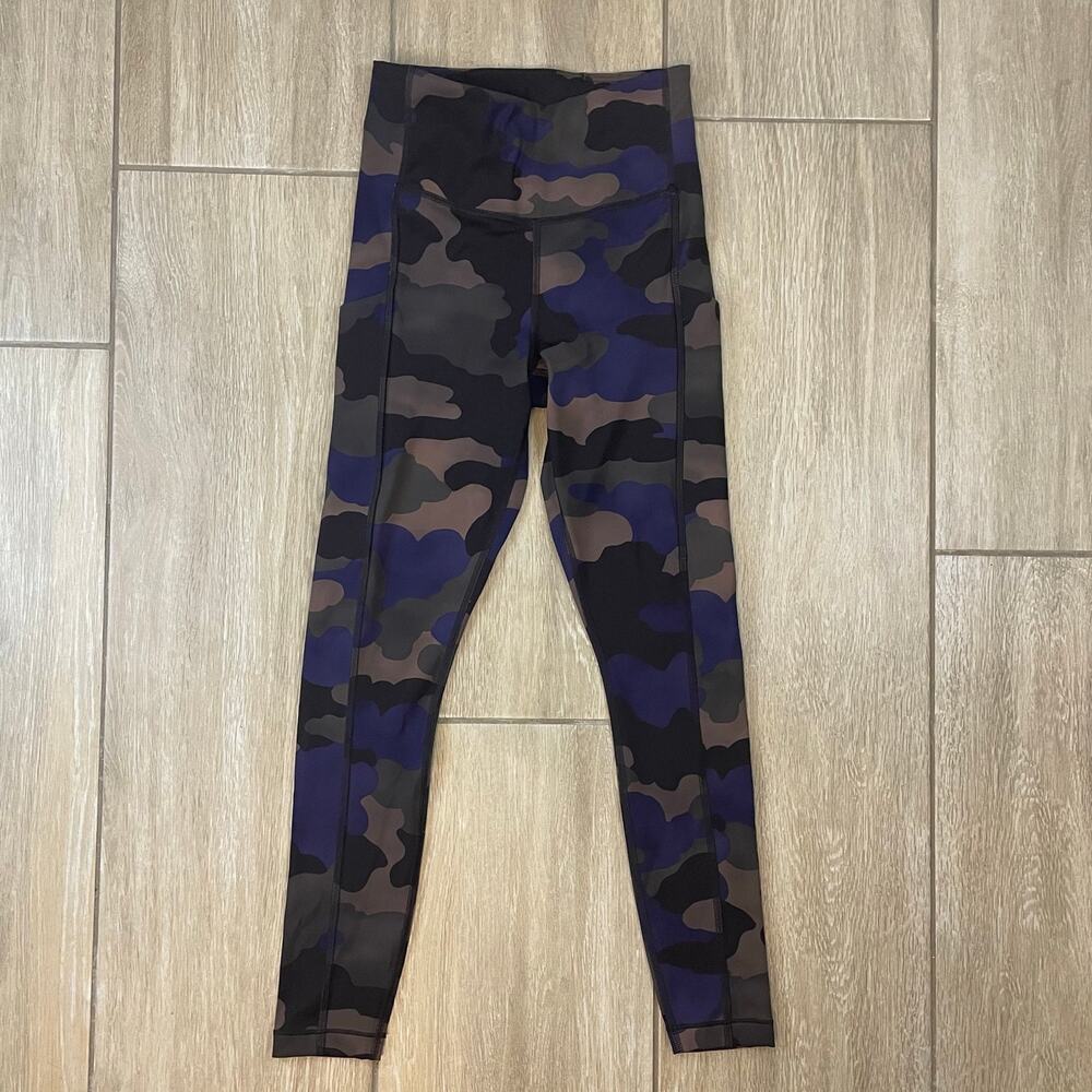 Athleta Ultimate Stash 7/8 Leggings Womens XXS High Rise Camo Pocket Tight